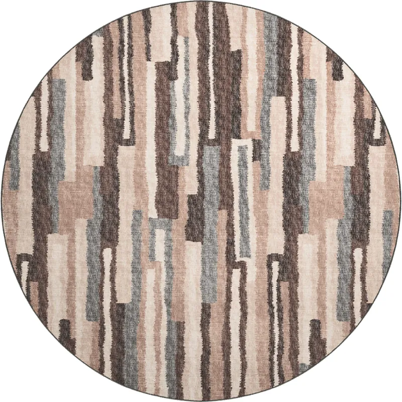 Brisbane Sable 8\' x 8\' Round Rug