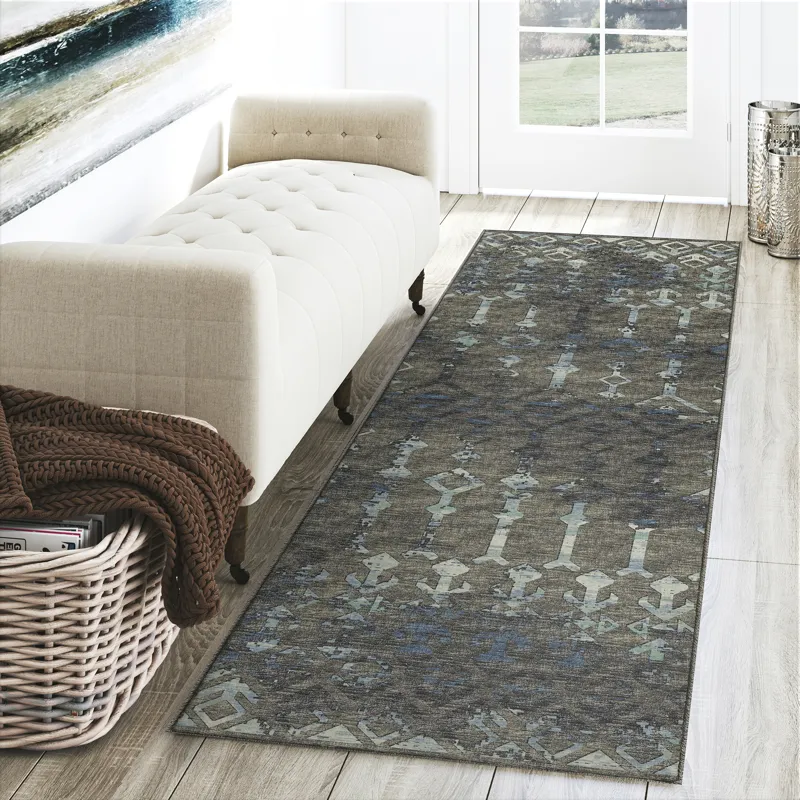 Brisbane Sable 2\'3\" x 7\'6\" Runner Rug