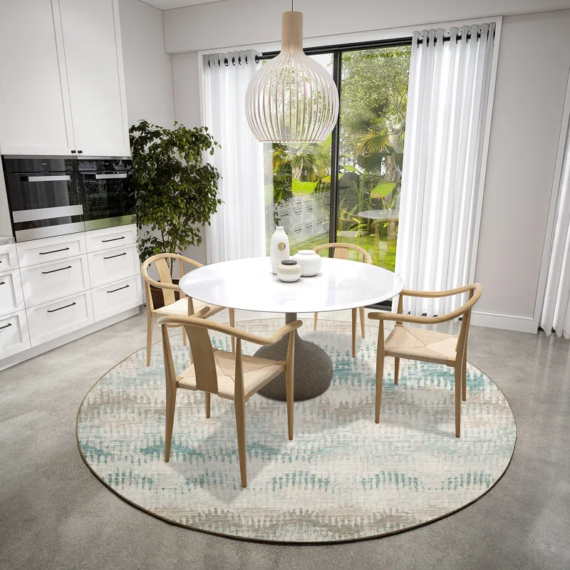 Brisbane Seascape 8\' x 8\' Round Rug
