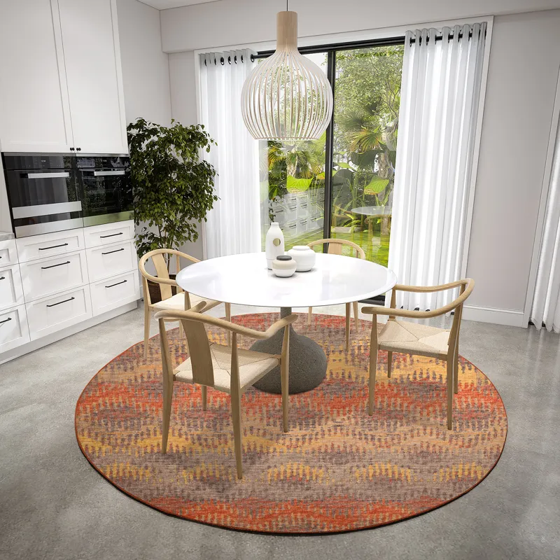 Brisbane Sunset 8\' x 8\' Round Rug