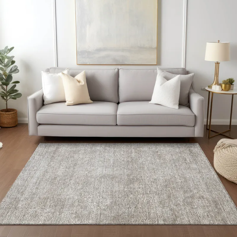 Luxury Washable Indoor/Outdoor Burano Linen 10\' x 14\' Rug