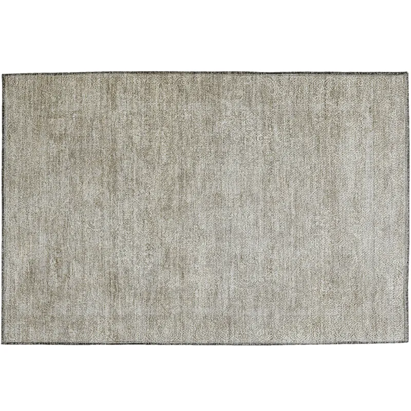 Luxury Washable Indoor/Outdoor Burano Linen 1\'8\" x 2\'6\" Rug