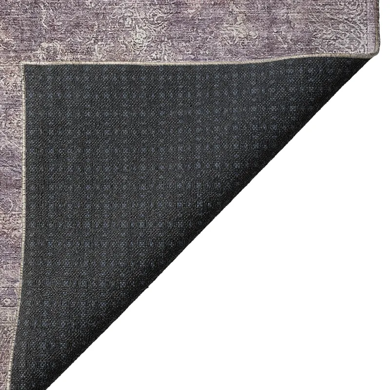 Luxury Washable Indoor/Outdoor Burano Plum 2\'6\" x 3\'10\" Rug