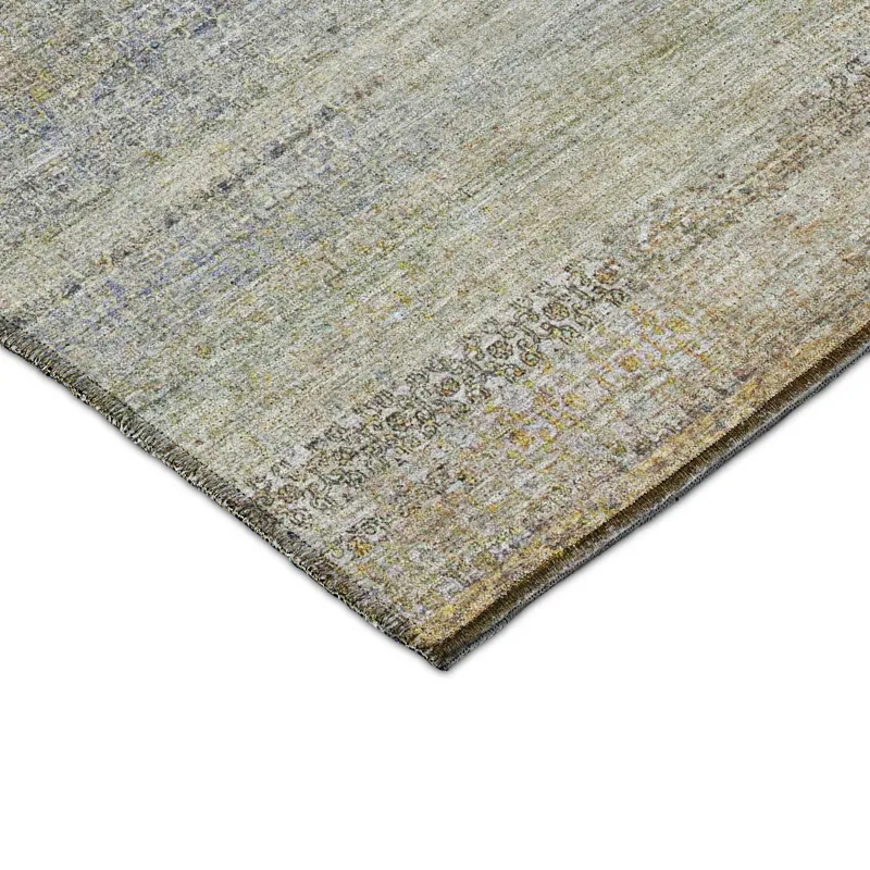 Luxury Washable Indoor/Outdoor Burano Seafoam 3\' x 5\' Rug