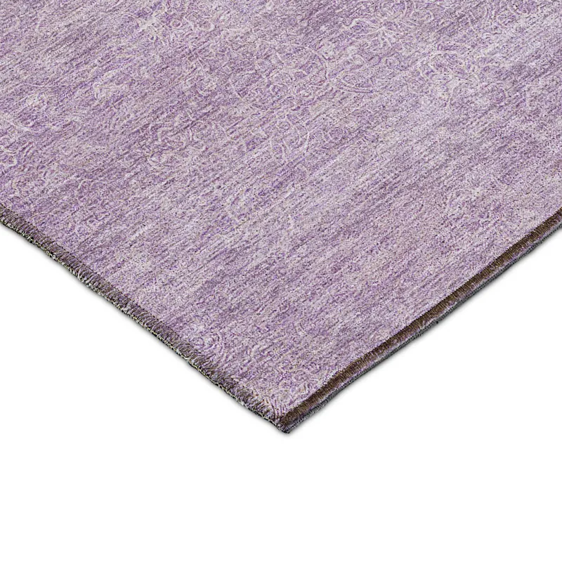 Luxury Washable Indoor/Outdoor Burano Lavender 9\' x 12\' Rug
