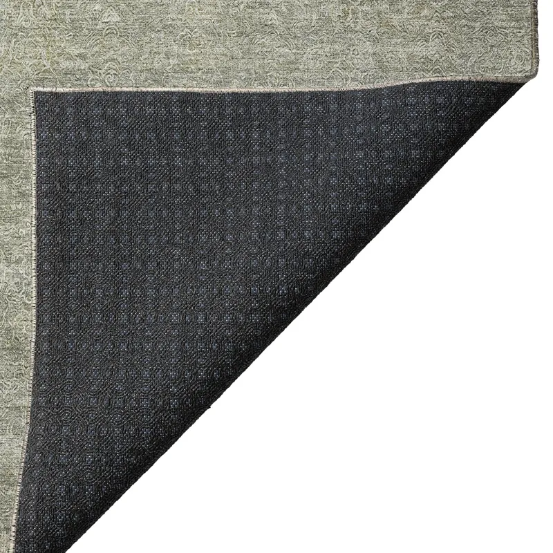Luxury Washable Indoor/Outdoor Burano Sage 3\' x 5\' Rug