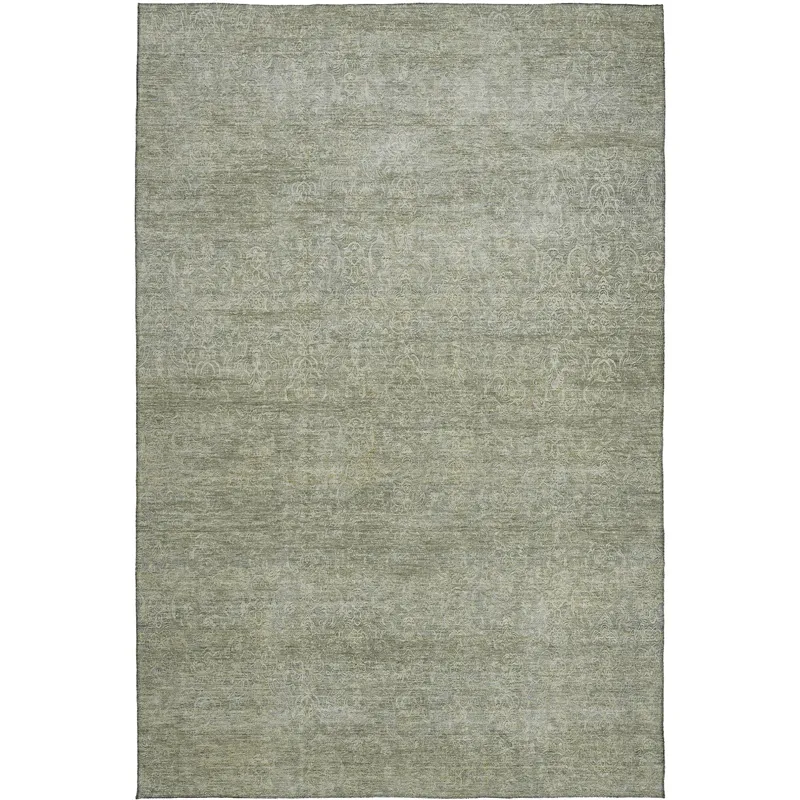Luxury Washable Indoor/Outdoor Burano Sage 3\' x 5\' Rug