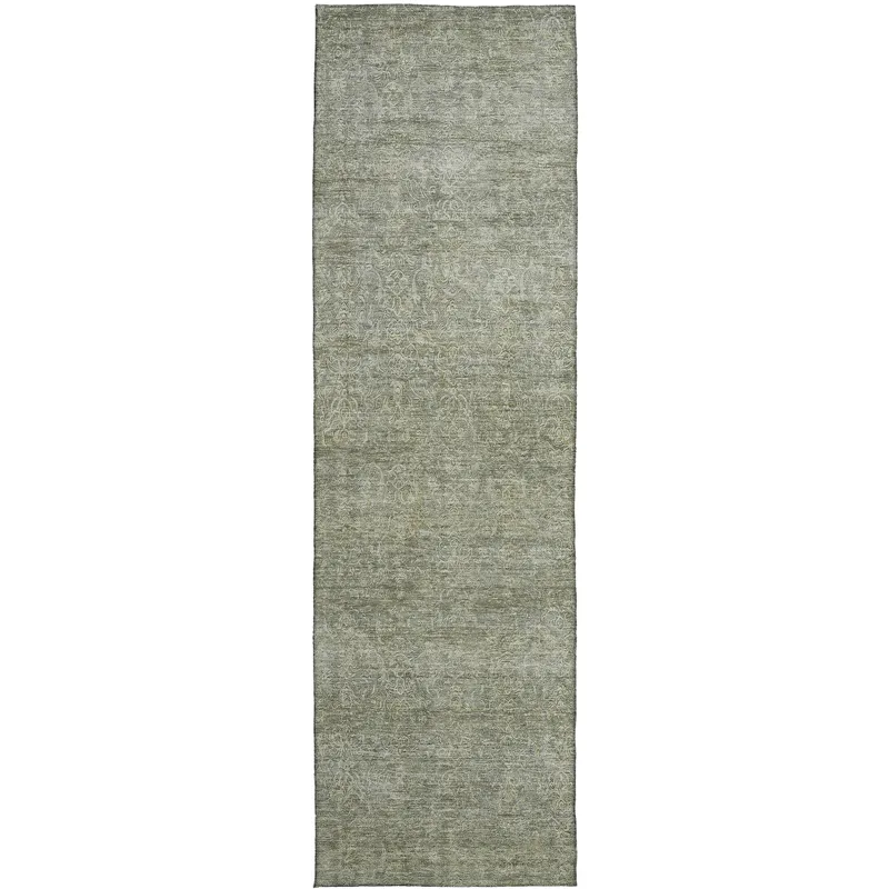 Luxury Washable Indoor/Outdoor Burano Sage 1\'8\" x 2\'6\" Rug