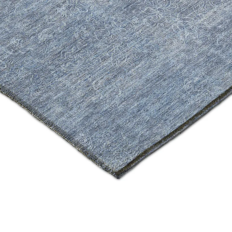 Luxury Washable Indoor/Outdoor Burano Sky 5\' x 7\'6\" Rug
