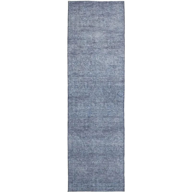 Luxury Washable Indoor/Outdoor Burano Sky 2\'3\" x 7\'6\" Runner Rug