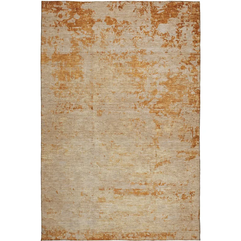 Luxury Washable Indoor/Outdoor Burano Copper 5\' x 7\'6\" Rug