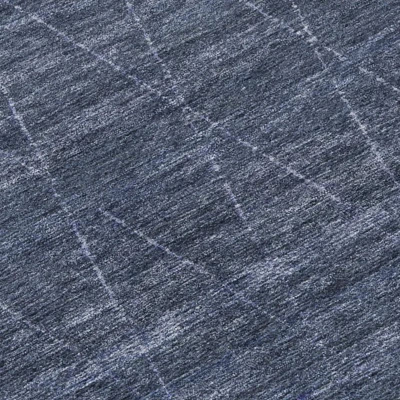 Luxury Washable Indoor/Outdoor Burano Navy 1\'8\" x 2\'6\" Rug