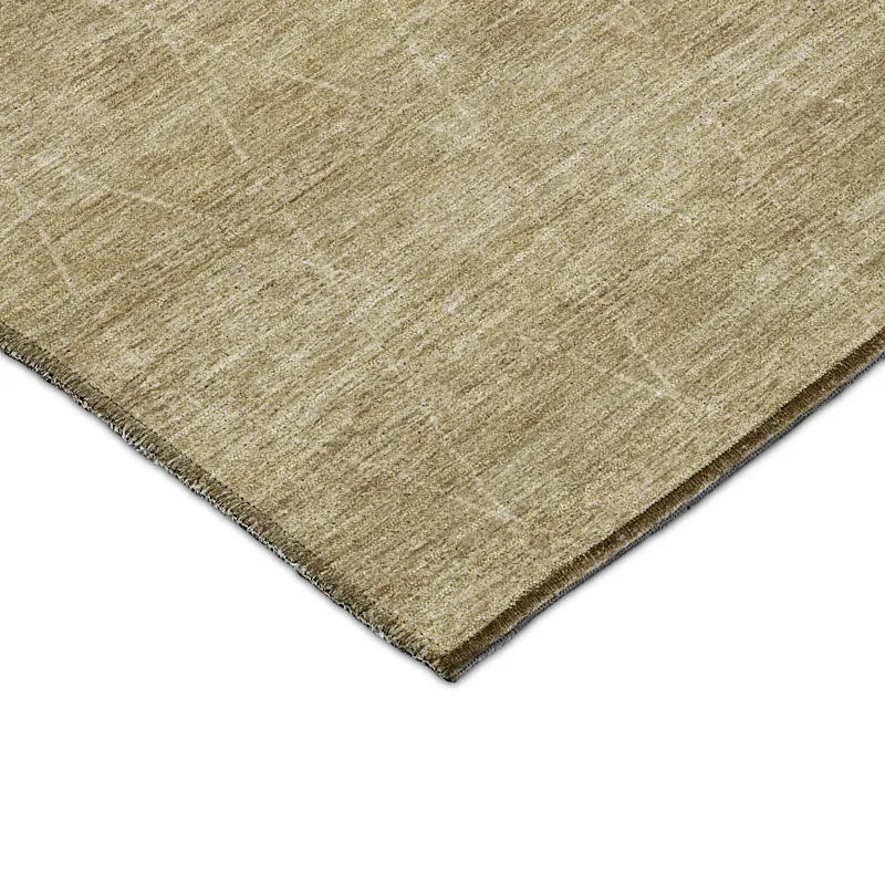 Luxury Washable Indoor/Outdoor Burano Wheat 3\' x 5\' Rug