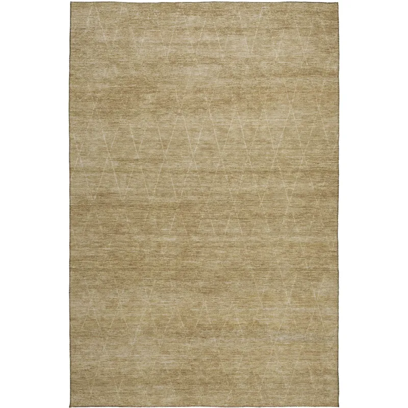 Luxury Washable Indoor/Outdoor Burano Wheat 3\' x 5\' Rug