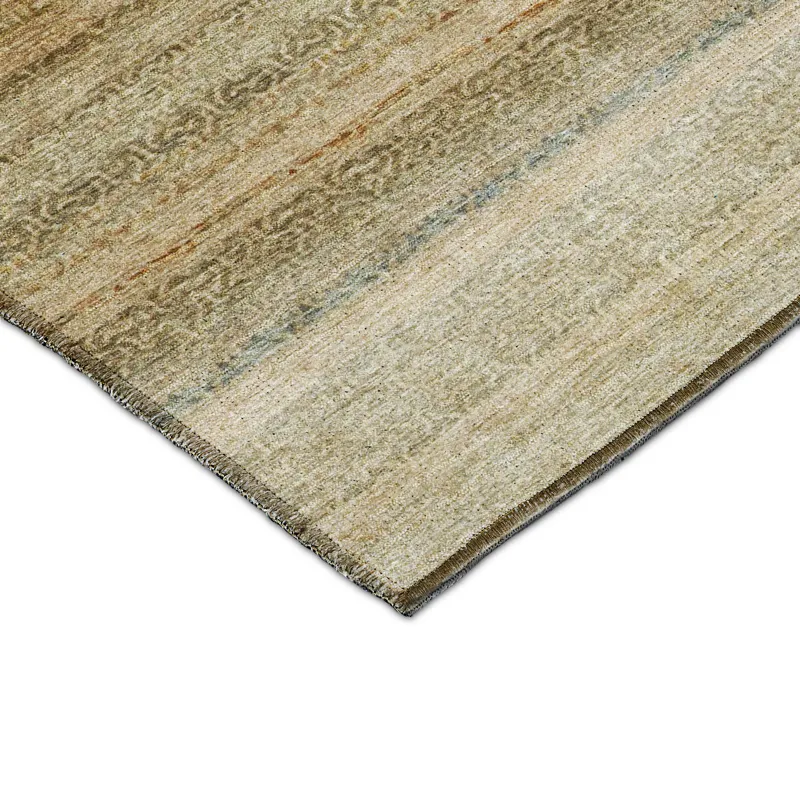 Luxury Washable Indoor/Outdoor Burano Copper 9\' x 12\' Rug