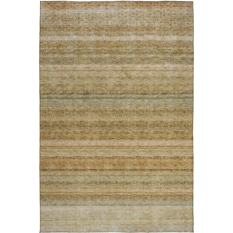 Luxury Washable Indoor/Outdoor Burano Copper 9\' x 12\' Rug