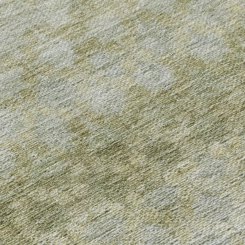Luxury Washable Indoor/Outdoor Burano Aloe 1\'8\" x 2\'6\" Rug