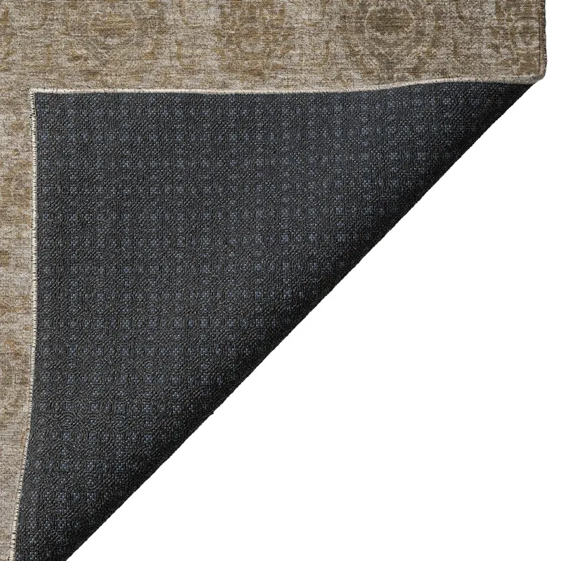 Luxury Washable Indoor/Outdoor Burano Brown 9\' x 12\' Rug