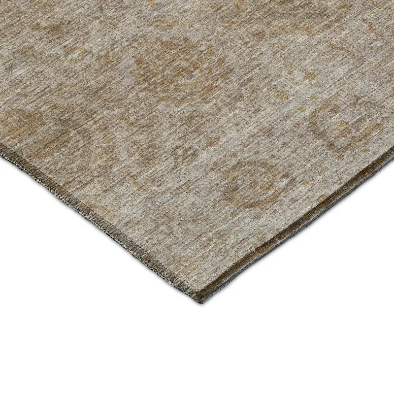 Luxury Washable Indoor/Outdoor Burano Brown 9\' x 12\' Rug