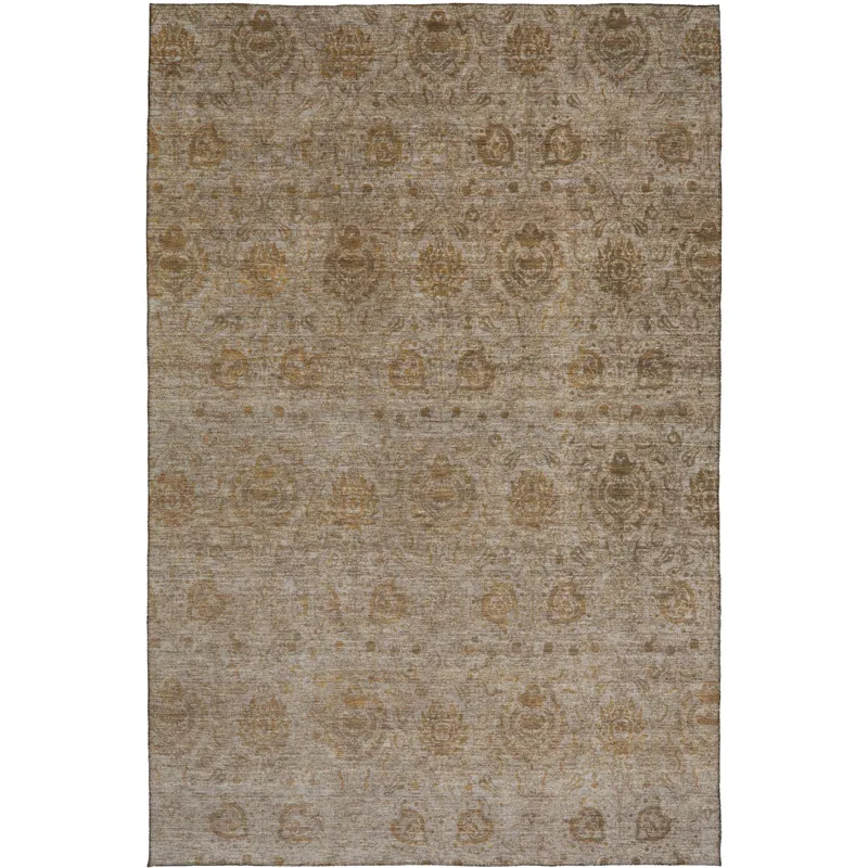 Luxury Washable Indoor/Outdoor Burano Brown 9\' x 12\' Rug