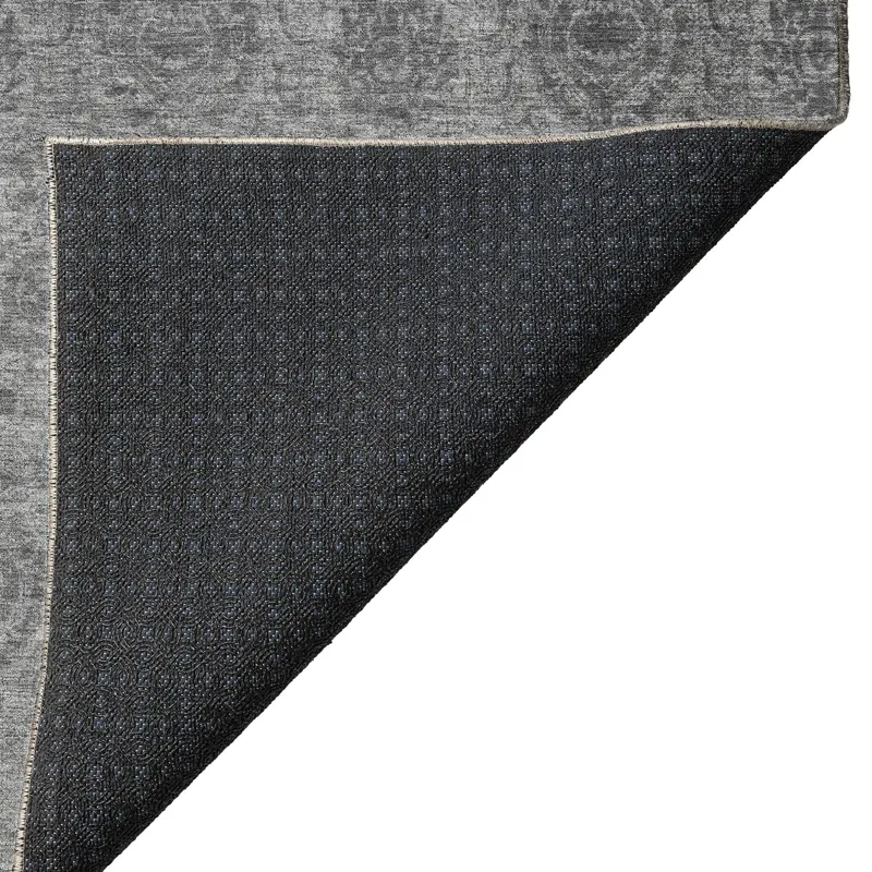 Luxury Washable Indoor/Outdoor Burano Gray 8\' x 10\' Rug