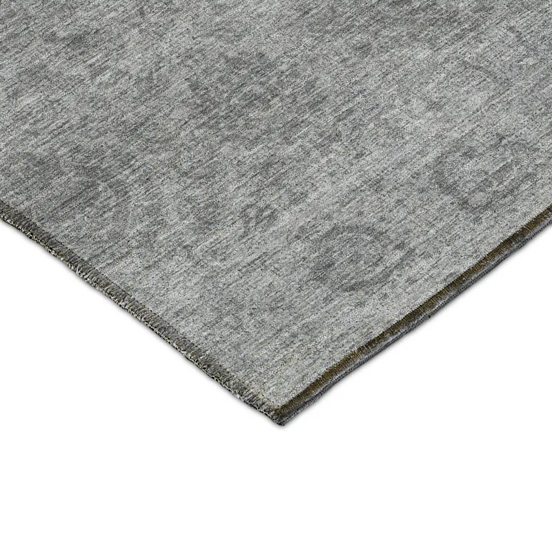 Luxury Washable Indoor/Outdoor Burano Gray 8\' x 10\' Rug