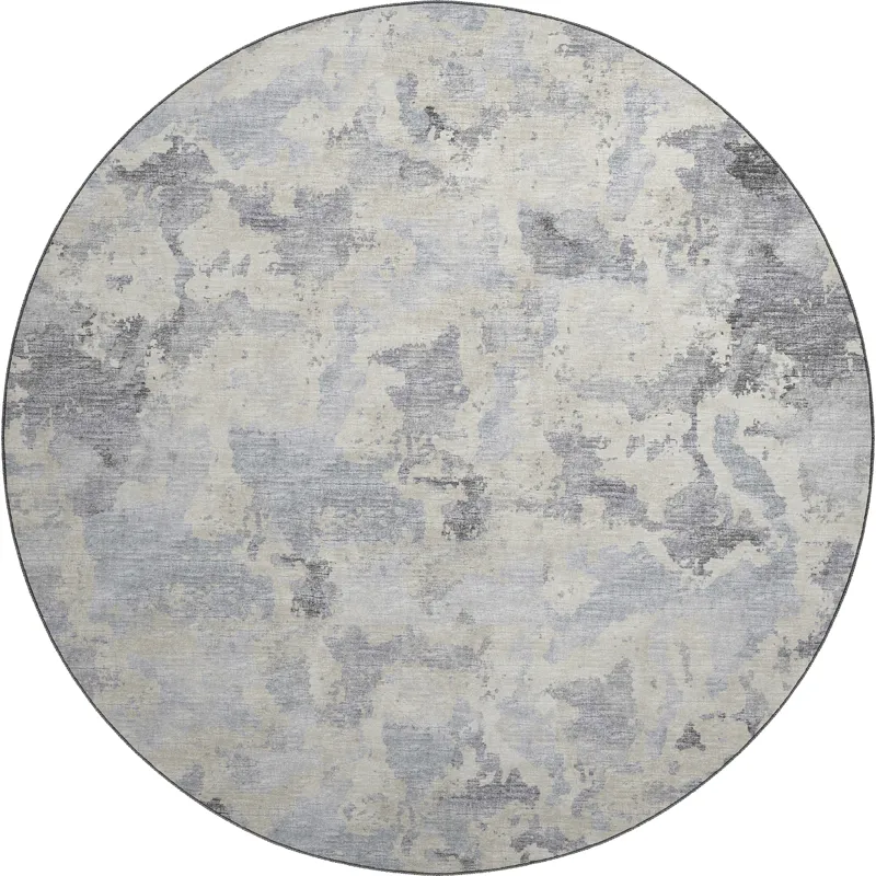 Camberly Graphite 8\' x 8\' Round Rug