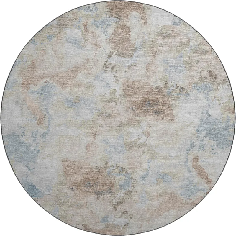 Camberly Seascape 8\' x 8\' Round Rug