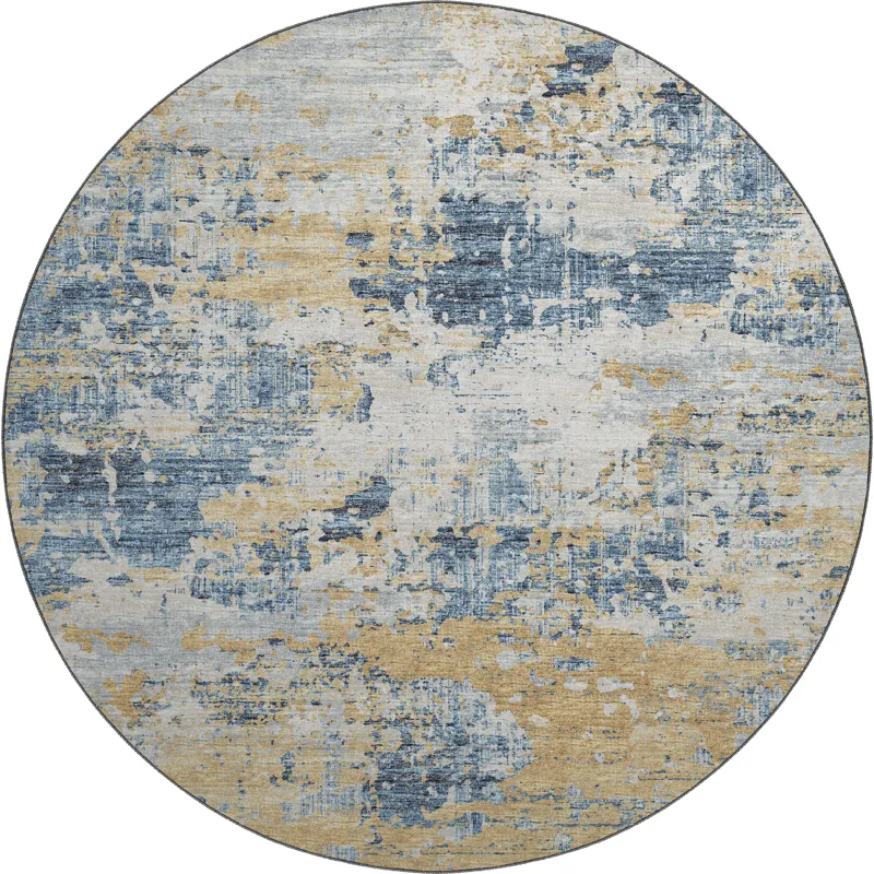 Camberly Navy 8\' x 8\' Round Rug