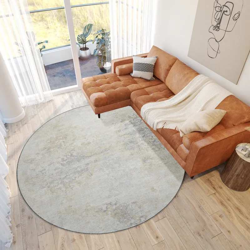 Camberly Linen 8\' x 8\' Round Rug