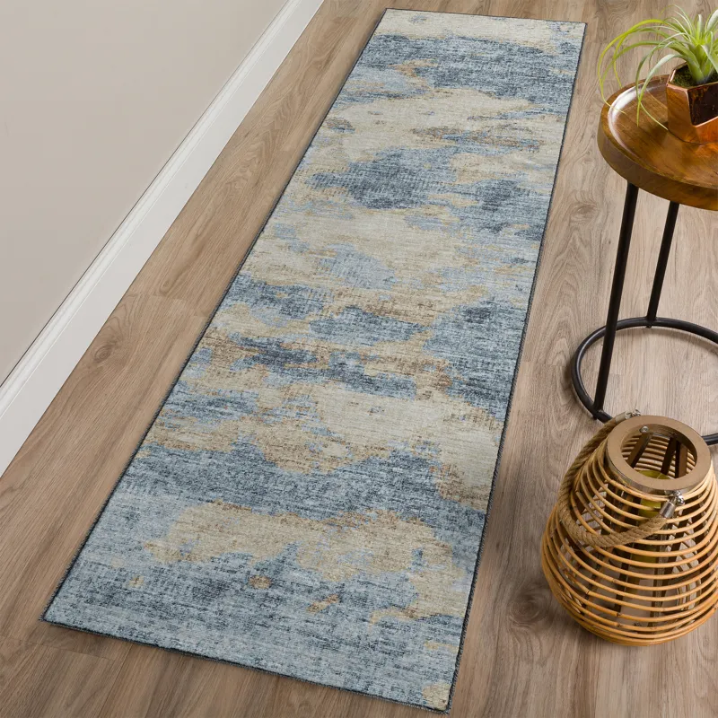 Camberly Indigo 2\'3\" x 7\'6\" Runner Rug