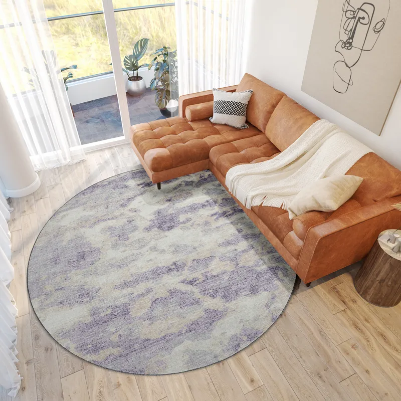 Camberly Lavender 8\' x 8\' Round Rug