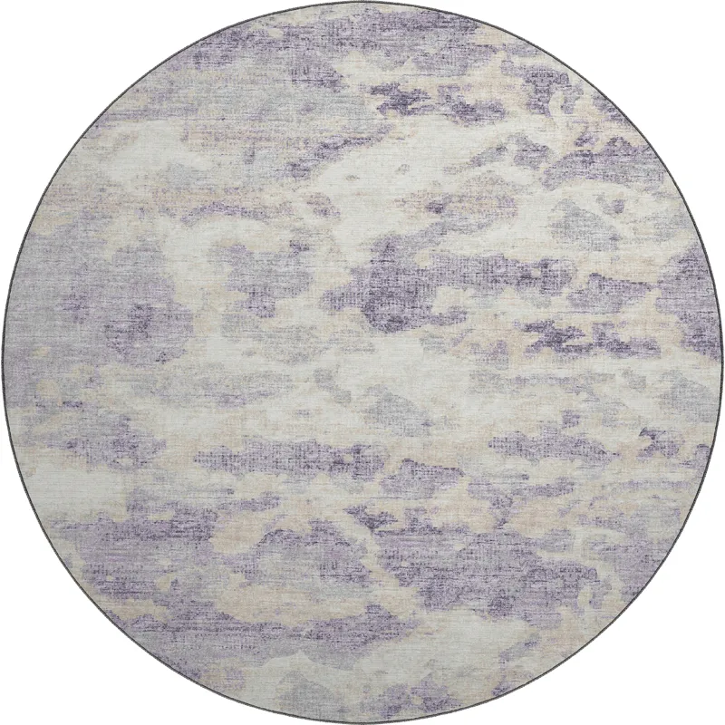 Camberly Lavender 8\' x 8\' Round Rug