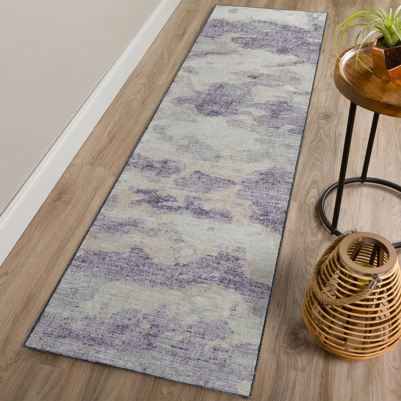 Camberly Lavender 2\'3\" x 7\'6\" Runner Rug