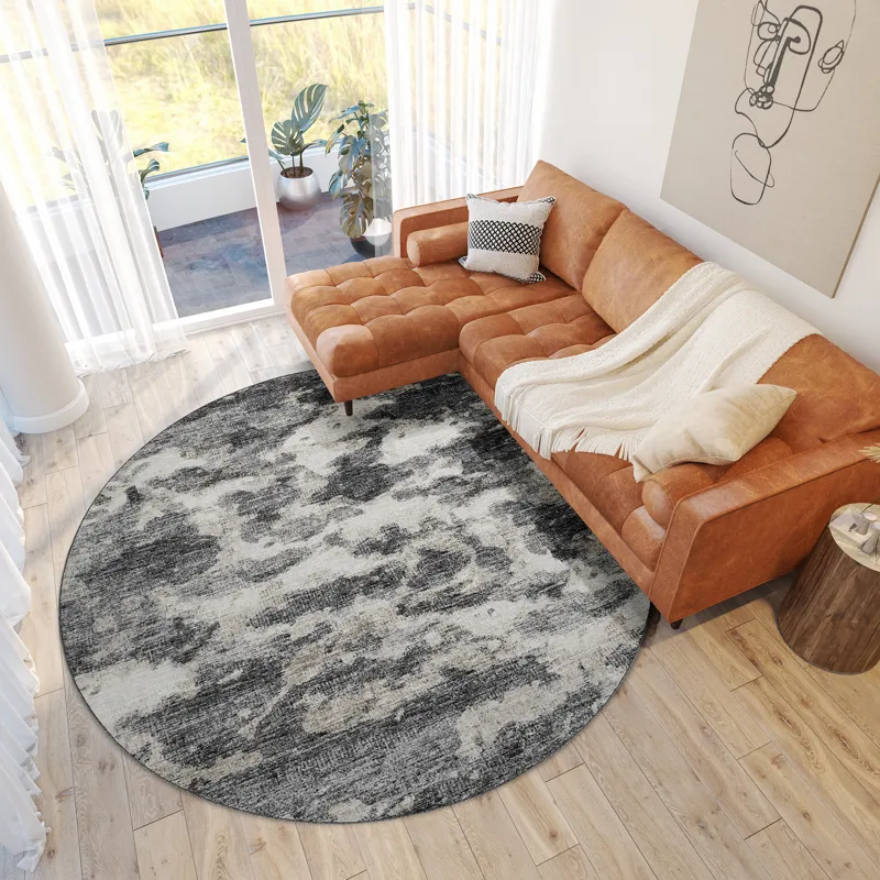 Camberly Midnight 8\' x 8\' Round Rug
