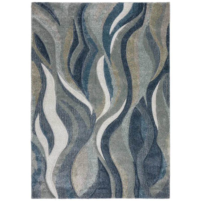 Carmona Navy 5\'1\" x 7\'5\" Rug