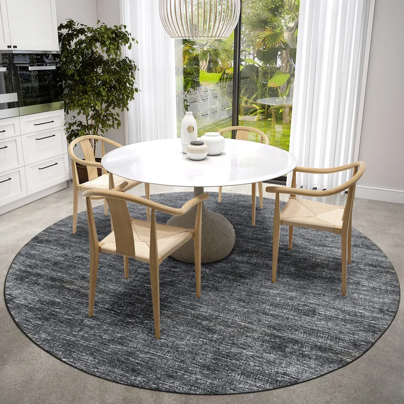 Ciara Charcoal 10\' x 10\' Round Rug