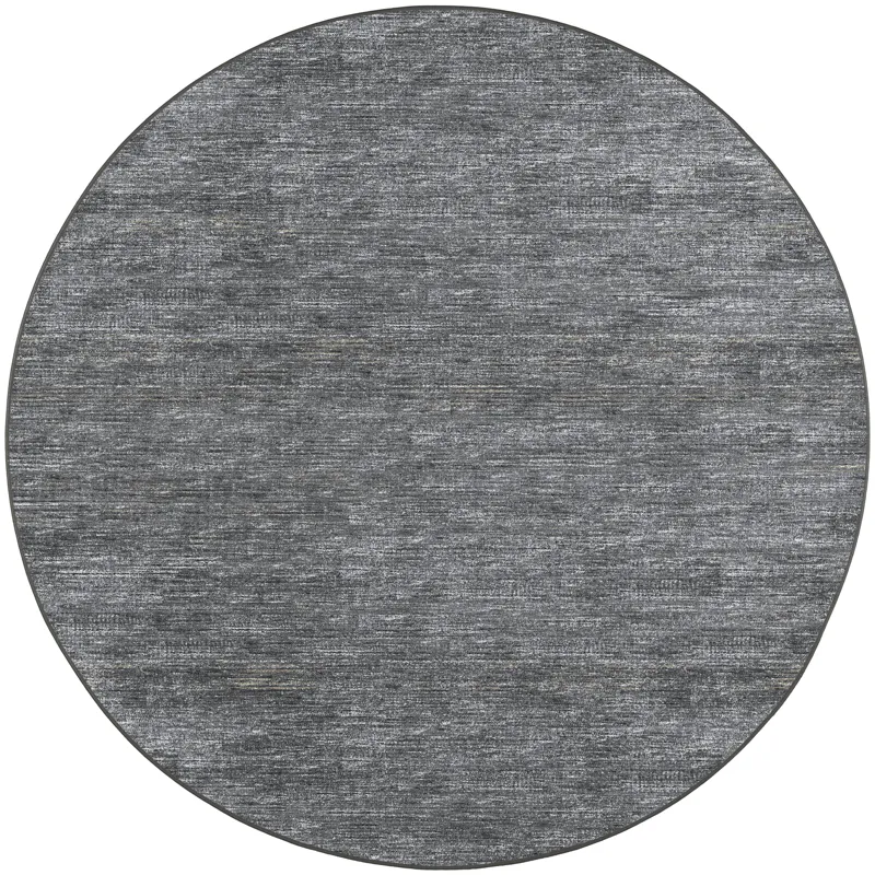 Ciara Charcoal 10\' x 10\' Round Rug