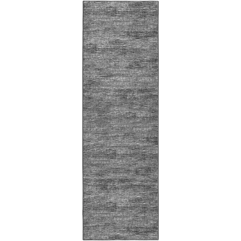 Ciara Charcoal 2\'6\" x 12\' Runner Rug