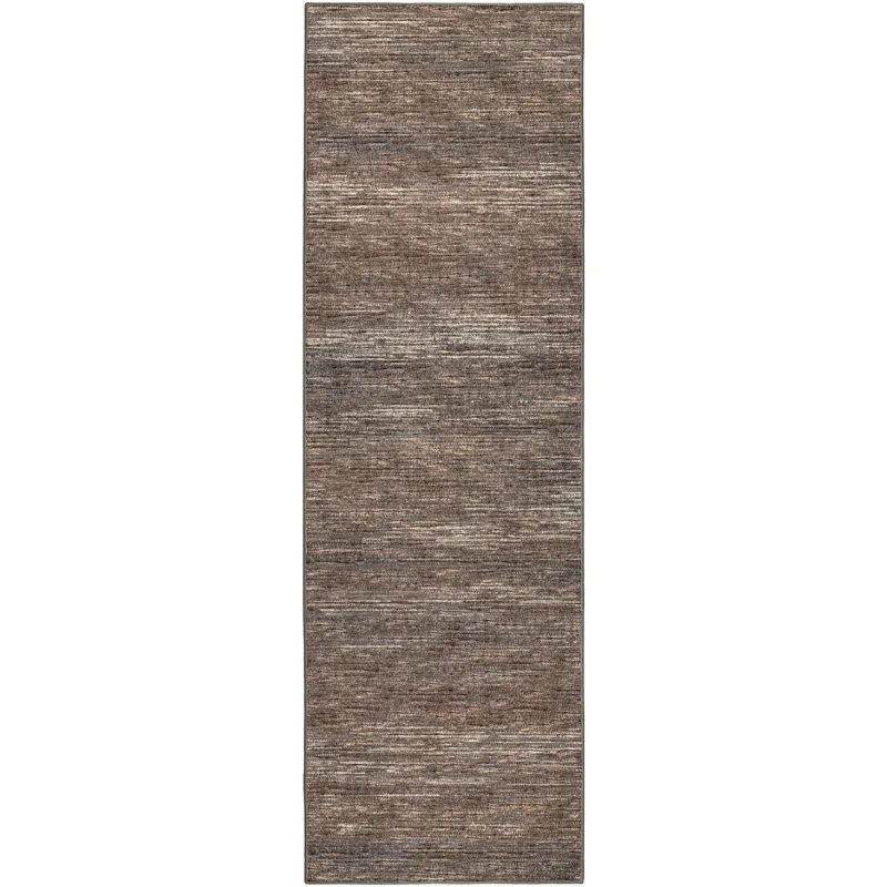 Ciara Chocolate 2\'6\" x 12\' Runner Rug