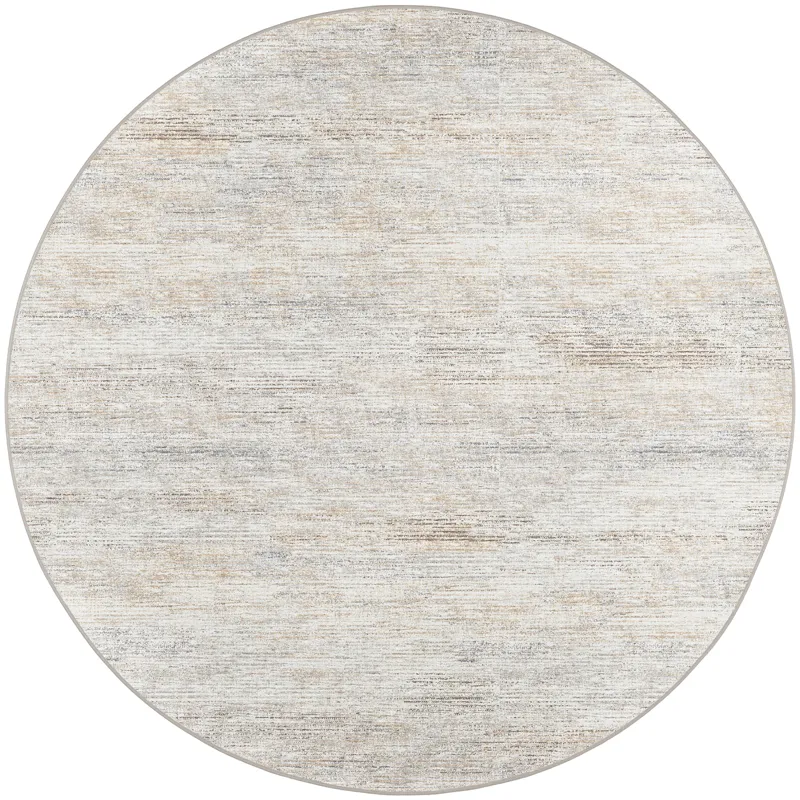 Ciara Linen 6\' x 6\' Round Rug
