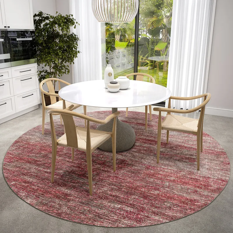 Ciara Merlot 6\' x 6\' Round Rug