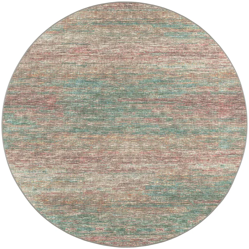 Ciara Mocha 4\' x 4\' Round Rug