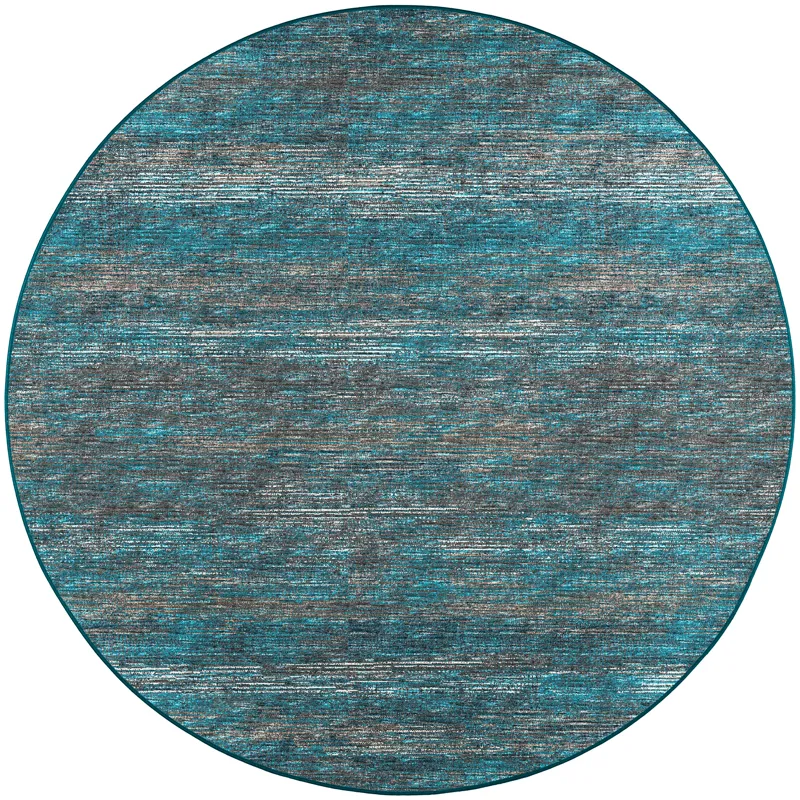 Ciara Navy 10\' x 10\' Round Rug
