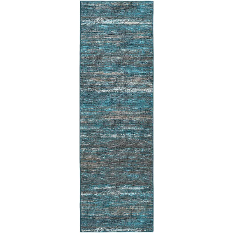 Ciara Navy 2\'6\" x 12\' Runner Rug