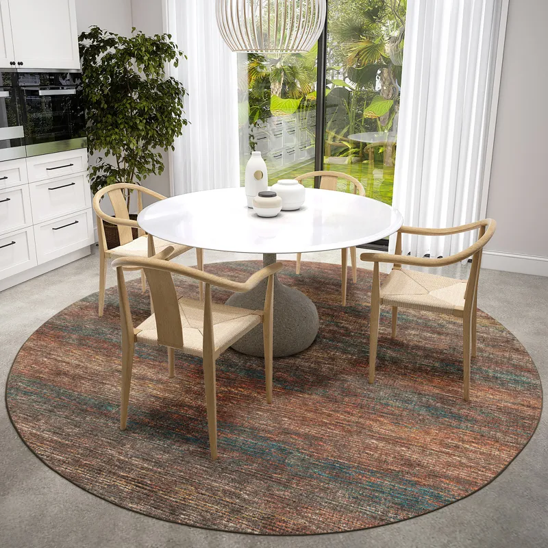 Ciara Paprika 4\' x 4\' Round Rug
