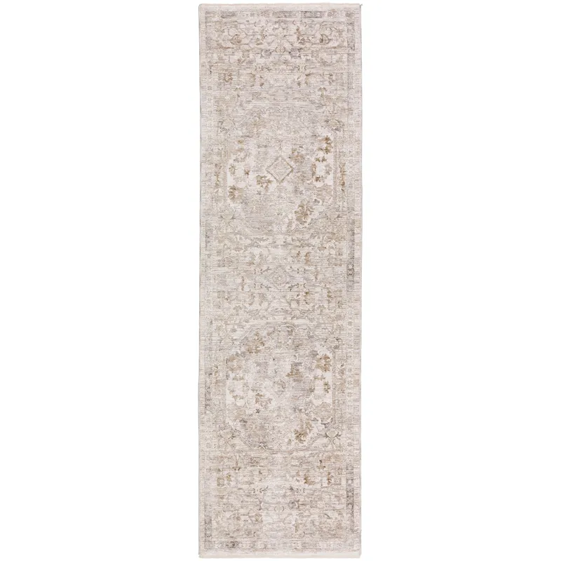 Cyprus Ivory 2\'3\" x 7\'10\" Runner Rug