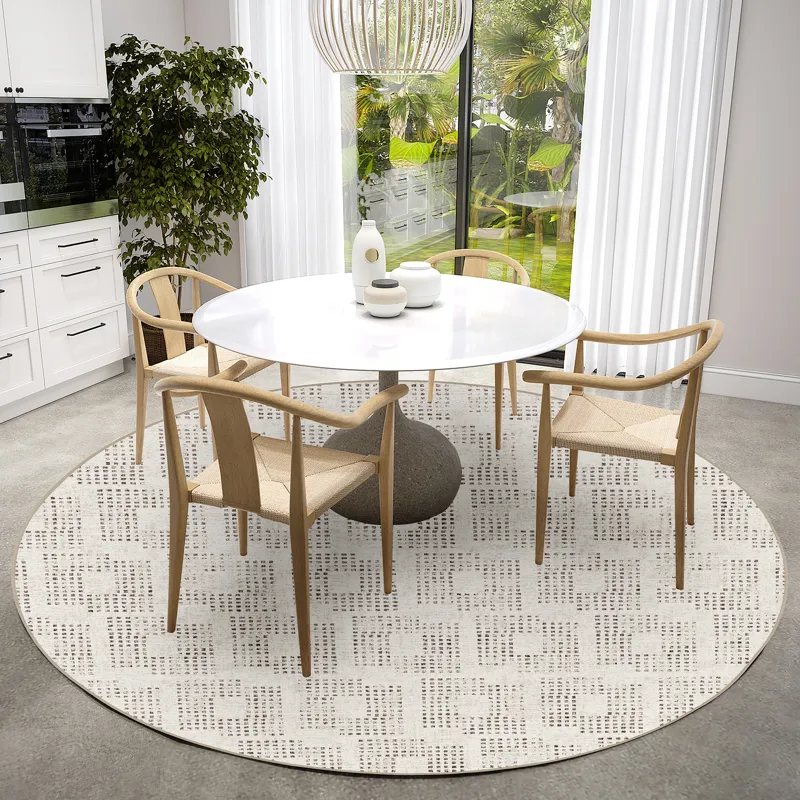Delano Ivory 6\' x 6\' Round Rug