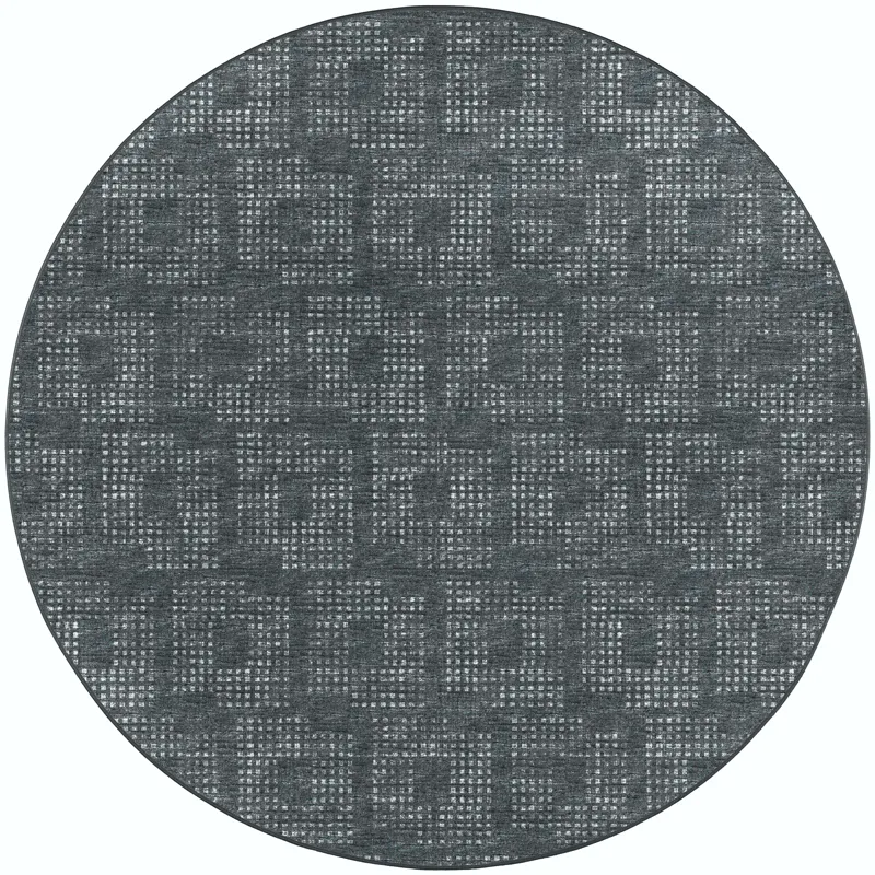 Delano Midnight 6\' x 6\' Round Rug