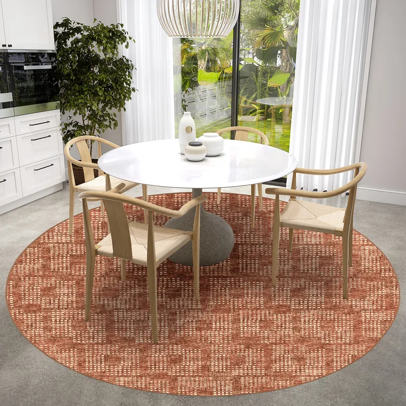Delano Paprika 8\' x 8\' Round Rug